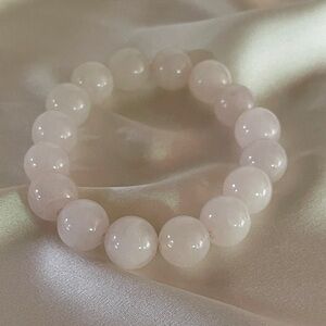 Rose Quartz Beaded Bracelet